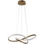 Italux Consa PND-19221C-GD Lampă cu pendul 1x40W/LED 3000K/4000K/6000K 3400lm IP20