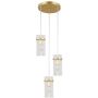 Italux Merto PND-40930-3A-GD Lampă cu pendul 3x40W/E14 IP20