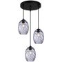 Italux Novala PND-3031-3A-BK-SG Lampă cu pendul 3x40W/E27 IP20