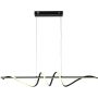 Italux Bastelo PND-24154-BK Lampă cu pendul 1x40W/LED 3000K/4000K/6000K 3400lm IP20