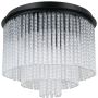Italux Naute PLF-40931-7A-BK Lampă de tavan 7x40W/E14 IP20