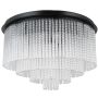 Italux Naute PLF-40931-9A-BK Lampă de tavan 9x40W/E14 IP20