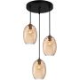 Italux Novala PND-3031-3A-BRO-AMB Lampă cu pendul 3x40W/E27 IP20