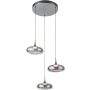 Italux Tenele PND-24028-3A-SILV Lampă cu pendul 3x21W/LED 3000K 1300lm IP20