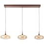 Italux Tenele PND-24028-3B-COPP Lampă cu pendul 3x21W/LED 3000K 1300lm IP20