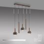 Paul Neuhaus BOWL 2286-23 Lampă cu pendul 5x6,3W/LED 2700k 1450lm ip20