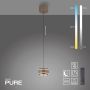 Paul Neuhaus PURE FALLING RINGS 2503-97 Lampă cu pendul 1x8W/LED 2200-5000k 310lm ip20