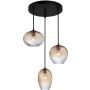 Italux Alias PND-3672-3A-BRO-AMB Lampă cu pendul 3x40W/E27 IP20