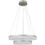 Italux Pantal PND-34533-2L-SILV Lampă cu pendul 2x36W/LED 3000K/4000K/6000K IP20