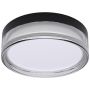 Italux Rilta PLF-73527-S-BK Lampă de tavan 1x18W/LED IP65
