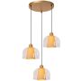 Lucide GUNHILD 30460/13/60 Lampă cu pendul 3x60w/e27 ip20