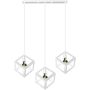 Polux SWEDEN 312457 Lampă cu pendul 3x20W LED/E27 IP20