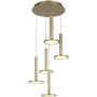 Italux Oliver MD17033012-5A GOLD Lampă cu pendul 5x60W/LED 3000K 3360lm IP20