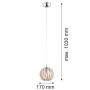 Argon PORTORYKO 3678 Lampă cu pendul 1x7W/E14 IP20