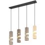 Trio STREAM 364000417 Lampă cu pendul 4x10w/gu10 ip20