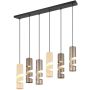 Trio STREAM 364000617 Lampă cu pendul 6x10w/gu10 ip20