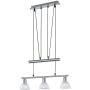Trio LEVISTO 371010307 Lampă cu pendul 3x40w/e14 3000k 400lm ip20