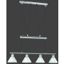 Trio STAMINA 3751041-07 Lampă cu pendul 4x40w/e14 ip20