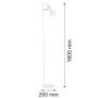 Argon LUKKA 3891 Lampă de podea 1x15W/E27 IP20