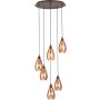 Eglo SIRACUSA 39508 Lampă cu pendul 6x60W/E27 IP20