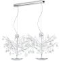 Eglo SORGES 39043 Lampă cu pendul 2+2x16,8W+6W/LED 3600LM+1300LM