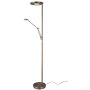 Trio BARRIE 424210304 Lampă de podea 2x38w/led 2700+4000k 4000lm+600lm ip20