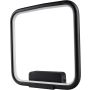 Altavola Design Ledowe kwadraty LA079/W_in_3k_black Aplique de perete 1x15W/LED 3000K 900lm IP44