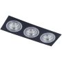 Italux Mooty BL MQ71805-3AB Lumină îngropată deasupra plafonului 3x50W/GU5,3 IP20