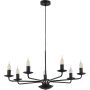 TK Lighting LIMAL 4613 Candelabru 7x40W/E14