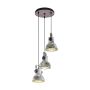 Eglo BARNSTAPLE 49647 Lampă cu pendul 3x60W/E27