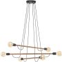 TK Lighting HELIX 4950 Lampă cu pendul 6x15W/e27 IP20