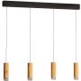 Fischer&Honsel SHINE-WOOD 61132 Lampă cu pendul 4x5,26w/led 2700k 2552lm ip20
