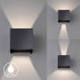 Fischer&Honsel Wall 30259 Aplique de perete 2x3W/LED 3000K 620 lm IP44