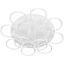 Altavola Design Ledowe okręgi LA078/CE_12_in_3k_white Lampă de tavan 12x144W/LED 3000K 8600lm IP44