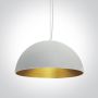 One Light Bowl Shade 63022B/W/BS Lampă cu pendul 1x20W/E27 IP20