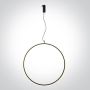 One Light Decorative 63152C/B/W Lampă cu pendul 1x40W/LED 3000K 2800lm IP20