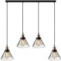 Altavola Design NEW YORK LOFT LA034/CL4_smoky Lampă cu pendul 4x40W/E27 IP20