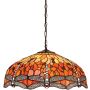 Endon DRAGONFLY FLAME 64082 Lampă cu pendul 3x60W/E27 IP20