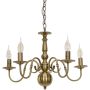 Italux MARION 6594-5P-AB Candelabru 5x40W/E14 IP20