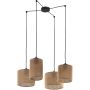 TK Lighting JUTA 6585 Lampă de tavan 4x15W/E27