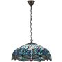 Endon DRAGONFLY BLUE 66148 Lampă cu pendul 3x60W/E27 IP20