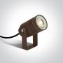 One Light Garden Spots 67198G/BR Proiector de grădină 1x10W/GU10 IP65