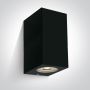 One Light Outdoor Cube 67142K/B Aplique de perete 2x6W/GU10 IP65