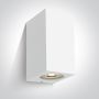 One Light Outdoor Cube 67142K/W Aplique de perete 2x6W/GU10 IP65