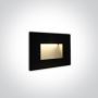 One Light The Glass Face 68076/B/W Lampă de scări montată 1x3W/LED 3000K 200lm IP65