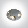 One Light Ground Surface Mounted 69058C/G/W Lampă cu senzor de mișcare 4x3W/LED 3000K 600lm IP67