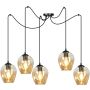 Emibig LEVEL 758/5 Lampă cu pendul 5x60W/E27 IP20