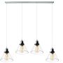 Altavola Design NEW YORK LOFT LA034/CL4_chrom Lampă cu pendul 4x40W/E27 IP20