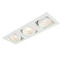 Endon XENO 78532 Lumină îngropată deasupra plafonului 3x50W/GU10 IP20