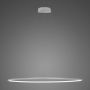 Altavola Design Ledowe okręgi LA073/P_120_in_3k_silver Lampă cu pendul 1x45W/LED 3000K 2700lm IP44